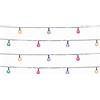 Lumisky Set di 2 luci a energia solare, 20 globi scintillanti LED multicolore FESTY COLOR 5,80 m