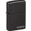 Zippo Lighter Ebony with Logo