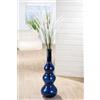 GILDE Vaso Balleros in vetro blu scuro panciato, altezza 75 cm, diametro 26,5 cm, decorazione per la casa, idea regalo