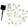 Paulmann Pauleen Sunshine Glamour Fairy Lights 48074 Catena Luminosa Solare Stile Marocchino Argentata per Esterno-Balcone o Giardino 0.02 W
