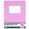 Crescent Cardboard Co Crescent Cartone Co cancellabile a Secco Tappetino portafoto per Foto da 10 x 15 cm, 28 x 35 Rosa, Acrilico, Multicolore, 5 Pezzi