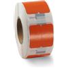 BETCKEY - 2 Rotoli 11353 Etichette Colorate(Arancione) Compatibile con DYMO S0722530, 13mm x 25mm, 2000 Etichette Multiuso Utilizzo per LabelWriter 450 4XL NON per 550 o 5XL