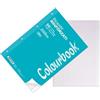 Colourbook 50 Fogli Ricambi Forati per Raccoglitori ad Anelli A4 a Quadretti 4mm, Carta Extra-White 90g, con Banda Trasparente Anti-Strappo Rinforzata, Uso Scuola e Ufficio