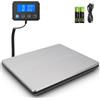Apritsce Bilancia Pesa Pacchi, 50g-200kg Bilancia Postale, Bilancia Digitale con Hold e Funzione Tara per Affari Bagagli Ufficio, Piattaforma in Acciaio Inossidabile, Display LCD Esterno