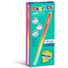 Carioca Oops Easy Penne Cancellabili Rosse - Box 12 Penne Gel Cancellabili con Inchiostro Termosensibile - Punta 0,7 mm - Ideali per Scuola, Ufficio e Studio
