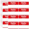 Generic 80 etichette adesive con nome Hello My Name is per ufficio, riunioni, scuola, insegnanti e posta, 10 fogli