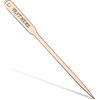 OXYEFEI Tagliacarte in Metallo con Nome Personalizzato, 23 CM (Oro Rosa)
