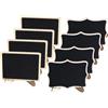 Generic 8 eleganti mini lavagnette con supporto a cavalletto, perfette per matrimoni, feste ed eventi, include numeri da tavolo, cartelli alimentari e bacheca per messaggi