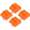 Generic Lame di ricambio per taglierina, 4 pezzi, formato A4, portatili, nascoste, per tagliacarte, lame di ricambio per carta artigianale e cartoncino, arancione
