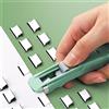 Generic Fermacarte riutilizzabile, portafermacarte per documenti, cucitrice per rilegatura di carta, forniture per ufficio, verde