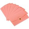Generic Mini buste, confezione da 12 piccoli titolari di biglietti regalo, retro oro, a forma di cuore, buste per inviti aziendali, per matrimoni e compleanni, rosa