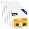 perfect line 200 Buste trasparenti anelli a4 perforate DIN-A4, bustine trasparenti, zigrinata, prive di acidi e valide per documenti ufficiali, Made in EU