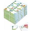 KACZUS 80 Pz Etichette Adesive Nome Colorate, Autocollanti Lavabili per Scuola, Quaderni, Libri e Scatole Pranzo, Soluzione Anti-Smarrimento per Organizzazione Domestica