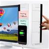 Generic 2 lavagnette per monitor del computer, accessori essenziali per la casa e l'ufficio, accessori da scrivania, multifunzione per messaggi, supporto per telefono