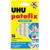 UHU Patafix invisibile - Pastiglie adesive pretagliate, pasta da fissare, trasparente, 56 pastiglie