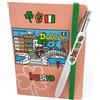 DONSOUVENIR PENNA IRLANDA E TACCUINO DUBLINO. DUBLIN NOTEBOOK & PEN IRELAND.