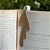 Generic Segnalibro con motivo a fuoriuscite di caffè, per gli amanti dei libri e gli appassionati di caffè, in pelle ecologica in poliuretano, 2 pezzi