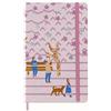 Moleskine Taccuino in Edizione Limitata, Taccuino Sakura, Pagine Bianche e Copertina Rigida in Tessuto, Formato Large 13 x 21 cm, Motivo Panchina e Colore Rosa Scuro