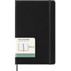 Moleskine Weekly Planner 2025-2026, Agenda Settimanale 18 Mesi, Agenda Orizzontale Con Copertina Rigida e Chiusura Elastica, Formato Large 13 x 21 cm Colore Nero