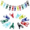 Generic Clip assortite per sacchetti di patatine fritte, 5,1 cm, in acciaio rivestito in PVC, per Parper, multicolore, Confezione da 12 colori misti, 5.08 cm