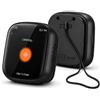 TELNP Z02 Traduttore vocale IA e badge, dispositivo di traduzione in tempo reale 102 lingue, registrazione con un‑clic per verbali d'incontri e mappe mentali, Bluetooth integrato per viaggi e lavoro