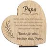 CONTRAXT Vatertags Karte Vater Papa aus Holz. Karte Bester Papa vatertag vatertagsgeschenk vatertagskarte herzlichen glückwunsch für papa