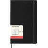 Moleskine Daily Planner 2025-2026, Agenda Giornaliera 18 Mesi con Copertina Rigida e Chiusura Elastica, Formato Large 13 x 21 cm, Colore Nero