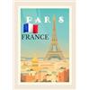 Generic Parigi Francia souvenir viaggio Holyday Cartolina carta lucida 220gsm cartolina o mini poster 5x7 pollici formato