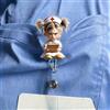 Generic Simpatica infermiera brontolona con porta badge in acrilico, porta badge retrattile con clip a coccodrillo, regalo per studenti infermieristici, medici, personale ospedaliero, impiegato d'ufficio, XPJ