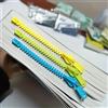 Generic 3 segnalibri creativi con cerniera per lettura, memo, blocco note, organizer a doppia funzione, con pagine divise, per libri, lettori, forniture scolastiche, regalo di cancelleria per ragazzi e