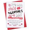 Generic Biglietto di San Valentino con scritta It's Our First Valentine's Day Cards for Her Him (lingua italiana non garantita), divertente regalo per il primo San Valentino, per fidanzato, fidanzata
