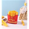 Generic 12 clip per sacchetti di patate, clip creative per sigillare snack per la freschezza degli alimenti, organizer per frigorifero a forma di chip e conservazione della cucina