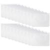 Generic 20 tasche per raccoglitori con cerniera, formato A7, 6 fori, in plastica impermeabile, con cerniera, per raccoglitori di quaderni, agende, documenti, portafogli