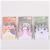Generic 3pcs Cartoon Sticky Note Cute Cartoon Animali Sticky Notes Foglio di Indice di Fare Lista Planner Adesivo Decorazione Ufficio Cancelleria