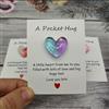 Generic 3 abbracci tascabili con biglietto di messaggio, mini cuore, regalo per compleanno, matrimonio e San Valentino, multicolore3