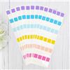 Generic 240 linguette adesive colorate, per quaderni, scrivibili e riposizionabili, per classificazione dei file (2,5 cm)