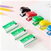 Generic Confezione convenienza con mini graffette e graffette, per studio e scrivania, portatile, durevole, forniture per ufficio (blu)