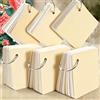 Generic Confezione da 2/160 schede vuote con anello, schede flash vuote 7,1 x 7,1 cm, cartoncino per apprendimento della memoria, studio, ufficio (beige)