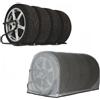 ORAZIO Kit Portagomme ORAZIO 1000 + Cover Protettiva. Porta Gomme Auto da Parete Lunghezza 100cm [Custodia Inclusa nella Confezione]