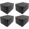 Drive Design Kit 4 Pezzi TAMPONI H 100 mm. per Ponte Sollevatore - Blocchi GOMMA160x120x100 Ponti sollevatori Compatibile corghi ravaglioli omcn - Ruotandolo 90 Gradi Si Ottiene Altezza 120 mm.