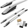 CHROMEMASTER | Barre da Tetto, Rail Tetto Compatibile con Renault Kangoo L1 CORTO 2021+; Sono Utilizzate per il Montaggio di Portapacchi, Box da Tetto o Portabiciclette | Costruzione in Alluminio