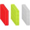 Qtuie - 48 adesivi catarifrangenti autoadesivi per casco da moto, auto, bicicletta, casco protettivo, ad alta visibilità, fluorescenti, impermeabili, per Halloween