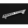 COXZD Cagiva Mito 125 BJ 1989-08 / Cagiva Mito 525 SP BJ 08-12 / Raptor 125 BJ 2003-12 / Raptor 650 anno di costruzione 2000-07 / Raptor 1000 BJ 2000-05 - Protezione catena con logo I, colore argento BEX