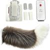 Generico Remote Control Drift Tail Car Rc, Fuzzy Wagging Cat Tail for Car Exterior Decoration, Rechargeable Auto Trunk Charm, for Auto Trunk Bumper