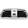 bcumst Griglia Aria Anteriore Per 911 Carrera Targa GT2 GT3 997 2004-2012 Auto Sinistra Stra Centro Aria Condizionata AC Griglia Di Sfiato Oulet Pannello(Silver-Right)