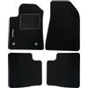 EMPOTEC Tappetini Auto in Moquette, Set 4 Pezzi, Colore Nero, con Logo Ricamato, Antiscivolo, Facili da Pulire, Codice Originale Equivalente 50291077 Alta Qualità, MADE IN ITALY (ALFA GIULIETTA)