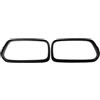 QGBKLZNZHP Griglie anteriori Per BMW F39 Per X2 2018 2019 2020 2021 In Fibra Di Carbonio/nero Lucido Cornice Di Copertura Della Griglia Anteriore Griglia Paraurti Anteriore(Matte Black)