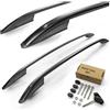 CHROMEMASTER | Barre da Tetto, Rail Tetto Compatibile con Ford Kuga 2008-2012; Sono Utilizzate per il Montaggio di Portapacchi, Box da Tetto o Portabiciclette | Costruzione in Alluminio