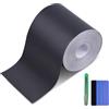 Foneso Pellicola protettiva per paraurti nero opaco (15 cm x 9 m) | Robusta pellicola protettiva per paraurti, battitacco e modanature, pellicola autoadesiva in vinile