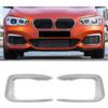 MAGICKIT Griglia anteriore cromata per prese d'aria. Adatta per BMW Serie 1 F20 F21 M135i M140i M Sport LCI 2015-2019 copertura della griglia del radiatore